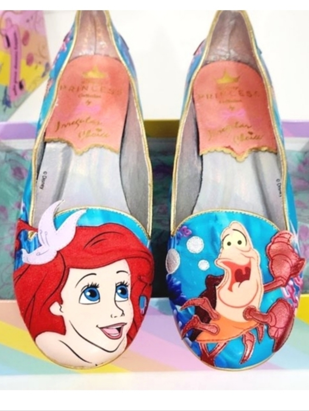 Disney Ariel & Sebastian - Irregular Choice Flats NWB